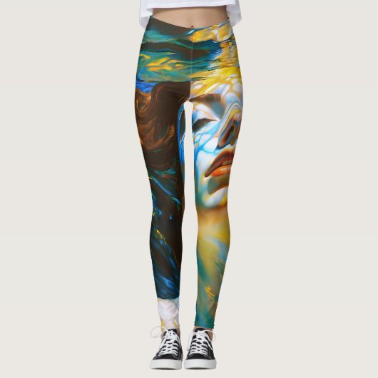 "Selene" - Vrouwen in het water Leggings (Voorkant)
