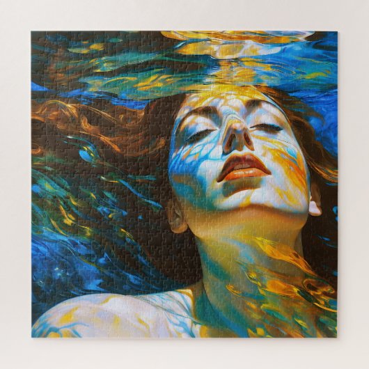 "Selene" - Vrouwen in het water Legpuzzel (Verticaal)