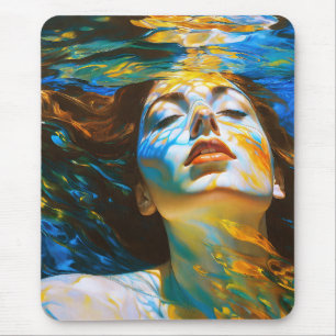 "Selene" - Vrouwen in het water Muismat