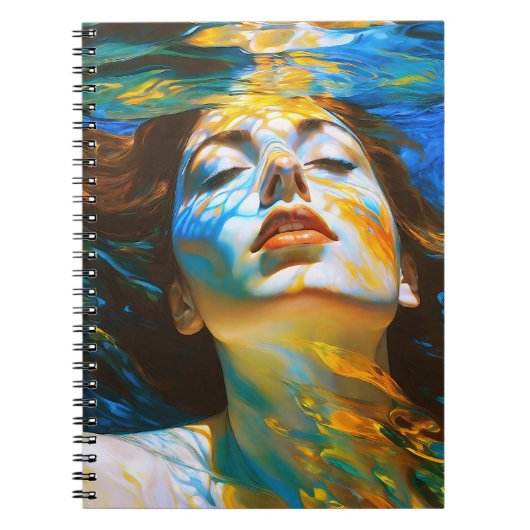"Selene" - Vrouwen in het water Notitieboek (Voorkant)