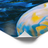 "Selene" - Vrouwen in het water Perfect Poster (Hoek)