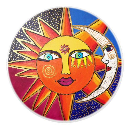 Selenelion Keramische Knop (Voorkant)