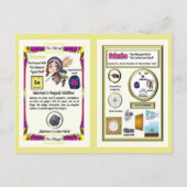 Selenice Wizard - Selenium-element Briefkaart (Achterkant)