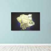 Selenietkristallen Canvas Afdruk (Insitu (Houten vloer))