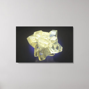 Selenite Crystals Canvas Afdruk