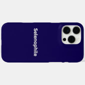 Selenophile Maanliefhebber Case-Mate iPhone Case (Achterkant (horizontaal))