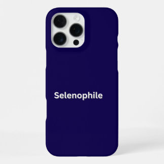 Selenophile Maanliefhebber iPhone 16 Pro Max Hoesje