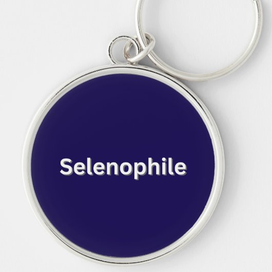 Selenophile Maanliefhebber Sleutelhanger (Voorkant)