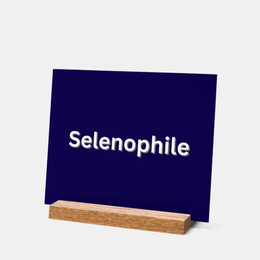Selenophile Moon Lover Acryl Bord (Hoek)