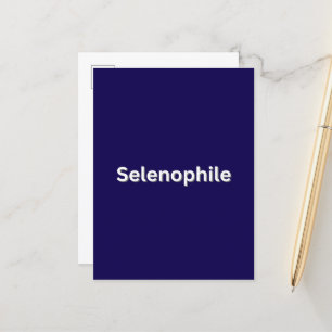 Selenophile Moon Lover Briefkaart