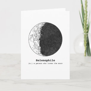 Selenophiles Love the Moon Moon Moon Lovers Kaart