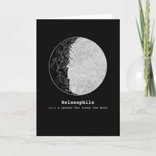 Selenophiles Love the Moon Moon Movers Kaart (Voorkant)