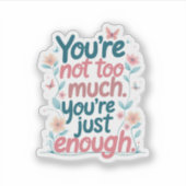 Self-Acceptance  Sticker (Voorkant)