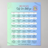 SELF CARE CHALLENGE POSTER (Voorkant)