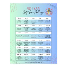 SELF CARE CHALLENGE POSTER