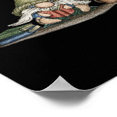 Self Care Gnome Sticker Poster (Hoek)