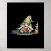 Self Care Gnome Sticker Poster (Voorkant)