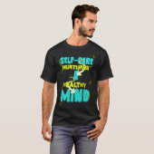 Self Care Healthy Mind Sticker T-shirt (Voorkant volledig)