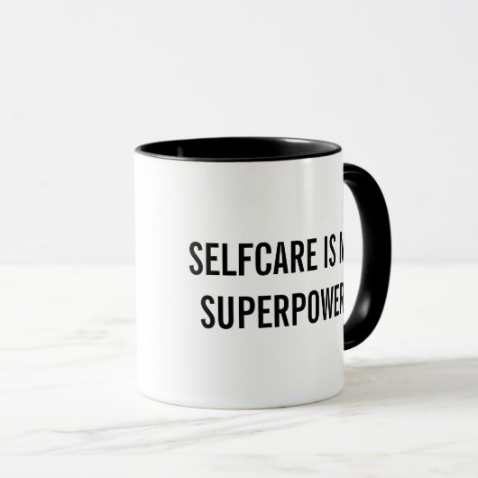 Self Care is mijn Super Power Mok (Voorkant rechts)