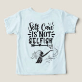"Self Care is Not Selfish" Inspirational Graphic (Design achterkant)