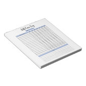 Self Care Log-Notitieblok Notitieblok (Schuin)