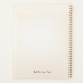 Self Care Minimal Planner Cover (Achterkant)