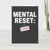 Self Care Mode Quiet Time In Session Stress Kaart (Voorkant)