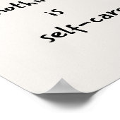 Self-care quote poster (Hoek)