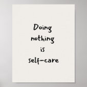 Self-care quote poster (Voorkant)