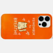 Self Care Tip - Vergeet niet om te ademen Case-Mate iPhone Case (Achterkant (horizontaal))