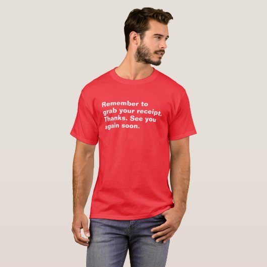 Self-Checkout Shirt (Voorkant volledig)