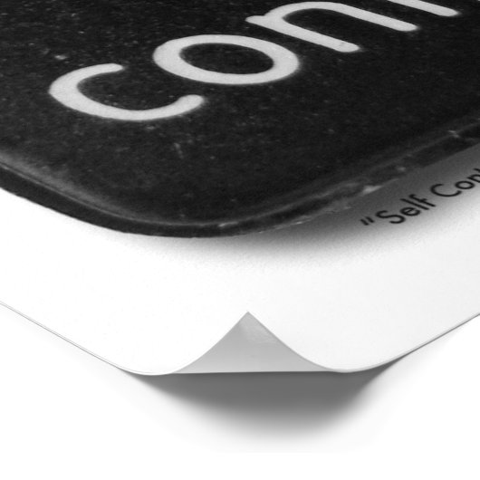 Self Control Button Print (Hoek)