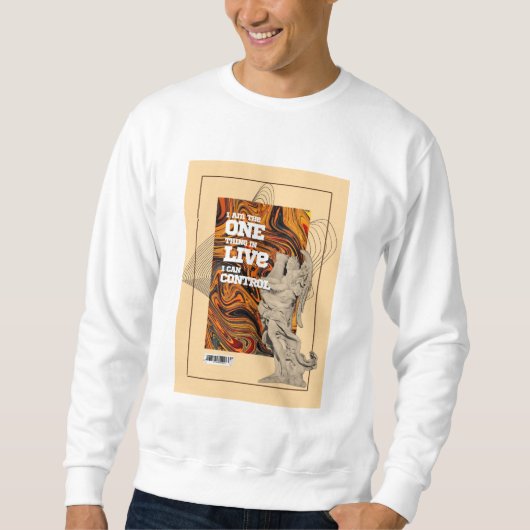  Self Control Motivational sweatshirt (Voorkant)