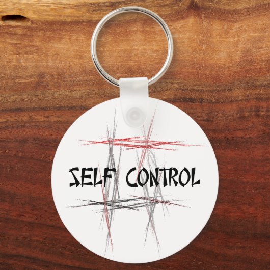 Self Control Sleutelhanger (Voorkant)