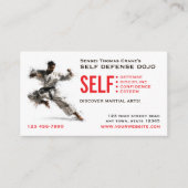 Self Defense School Visitekaartje (Voorkant)
