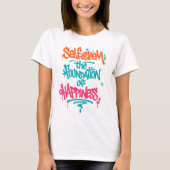 Self-Esteem and Happiness T-shirt (Voorkant)
