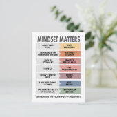 Self-Esteem: the foundation of Happiness Briefkaart (Staand voorkant)