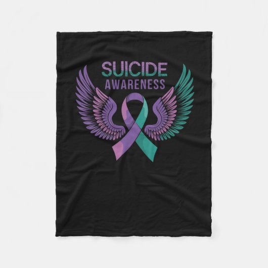 Self Harm Awareness Sticker Fleece Deken (Voorkant)