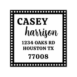  Self Inking 1,5-inch x1,5-inch Sjabloon stempel