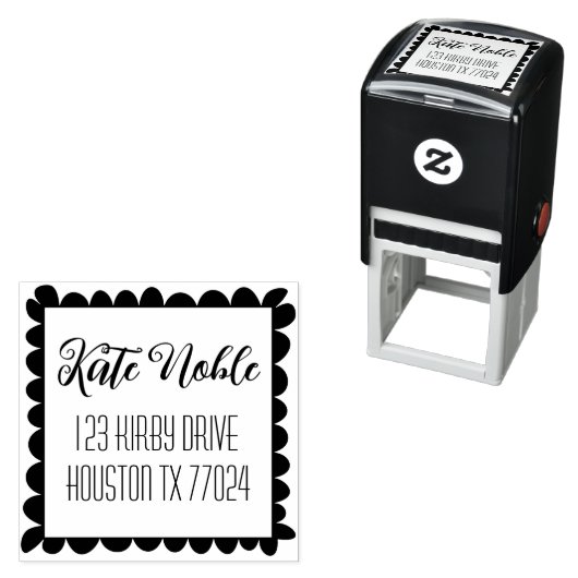  Self Inking 1,5-inch x1,5-inch Sjabloon stempel (In situ)