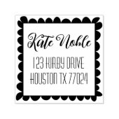  Self Inking 1,5-inch x1,5-inch Sjabloon stempel (Design)