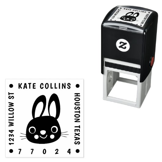 Self Inking 1,5-inch x1,5-inch Sjabloon stempel (In situ)