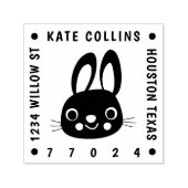 Self Inking 1,5-inch x1,5-inch Sjabloon stempel (Design)