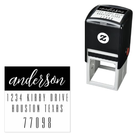  Self Inking 1,5-inch x1,5-inch Sjabloon stempel (In situ)