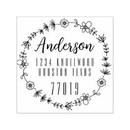  Self Inking 1,5-inch x1,5-inch Sjabloon stempel