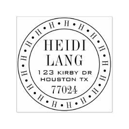  Self Inking 1,5-inch x1,5-inch Sjabloon stempel