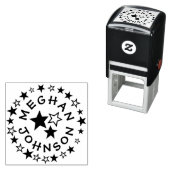  Self Inking 1,5-inch x1,5-inch Sjabloon stempel (In situ)