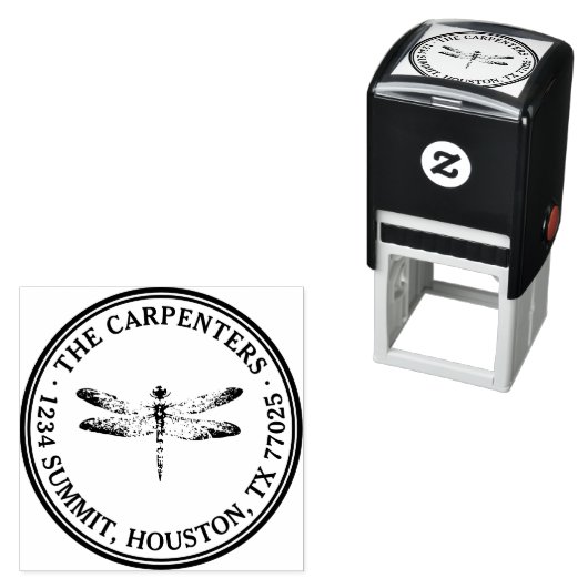 Self Inking 1,5-inch x1,5-inch Sjabloon stempel (In situ)