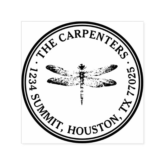 Self Inking 1,5-inch x1,5-inch Sjabloon stempel (Design)