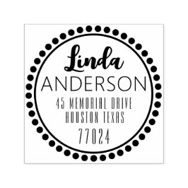  Self Inking 1,5-inch x1,5-inch Sjabloon stempel